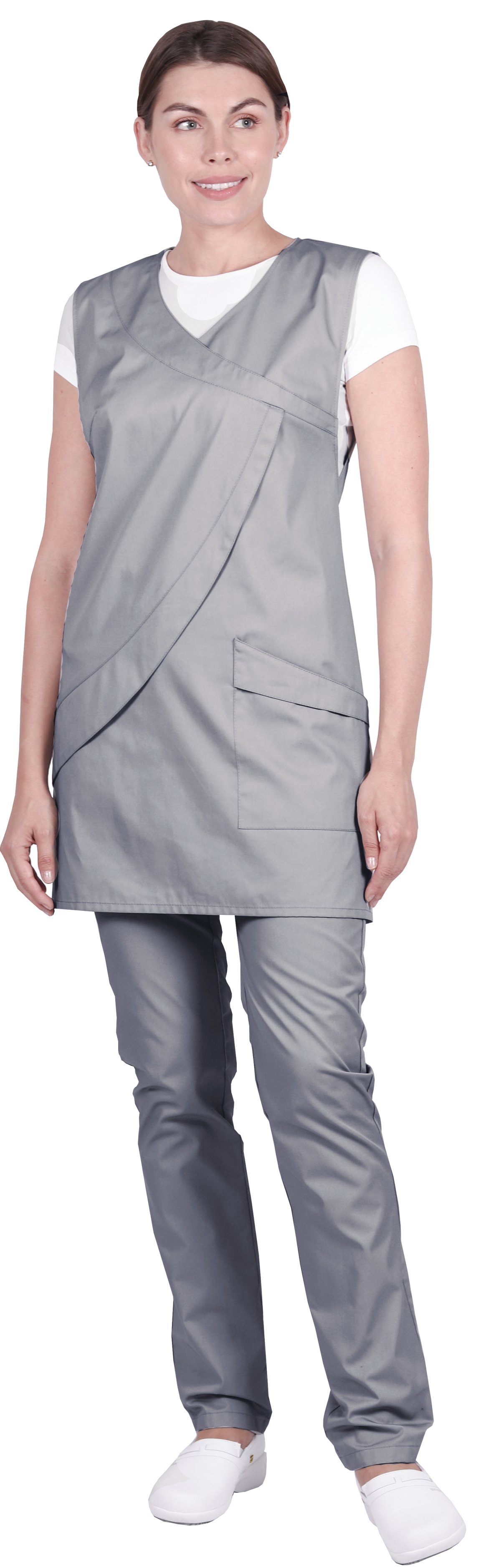 Униформа ВУППИ (фартук, брюки), серый