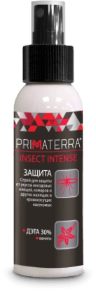 Спрей для защиты от укусов иксодовых клещей, комаров и других жалящих и кровососущих насекомых INSECT INTENSE 100 мл