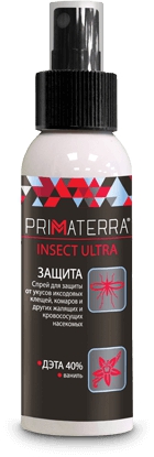 Спрей для защиты от укусов иксодовых клещей, комаров и других жалящих и кровососущих насекомых INSECT ULTRA 100 мл