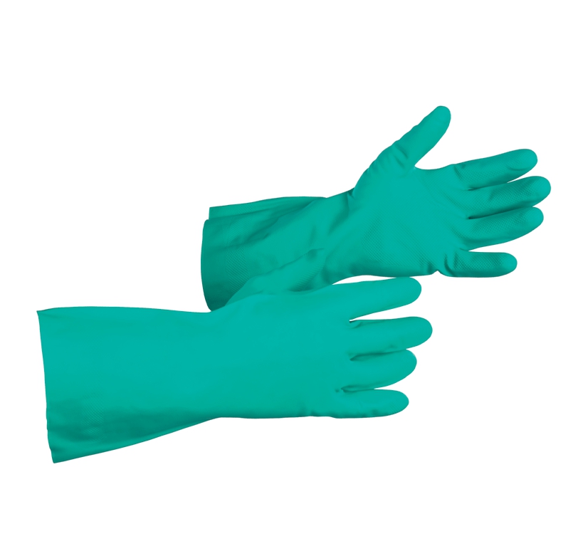 Перчатки РИФ нитриловые химостойкие, АМПАРО, Артикул 6880 (447513) (Аналог перчаток ANSELL 37-675)