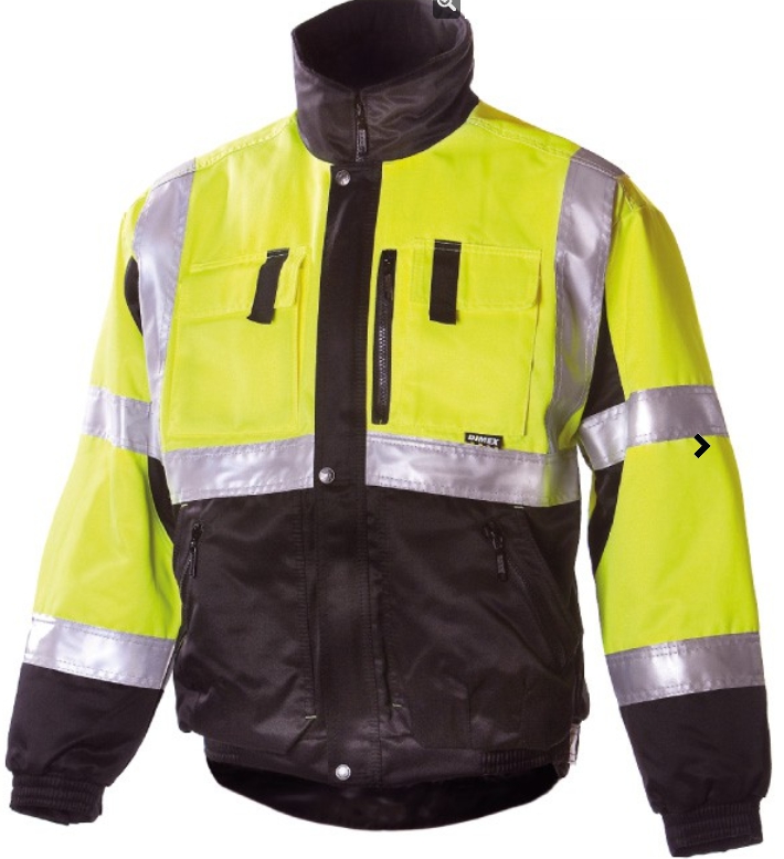Куртка Зимняя мужская утепленная сигнальная Dimex 6350 для ИТР размер XXXL